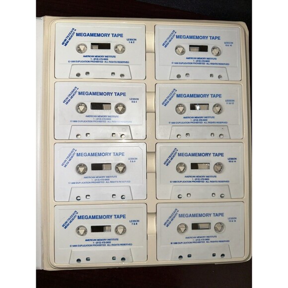 Kevin Trudeau's MEGA MEMORY Audio Book on CASSETTE with Pocket Guide, Workbook - Picture 4 of 8
